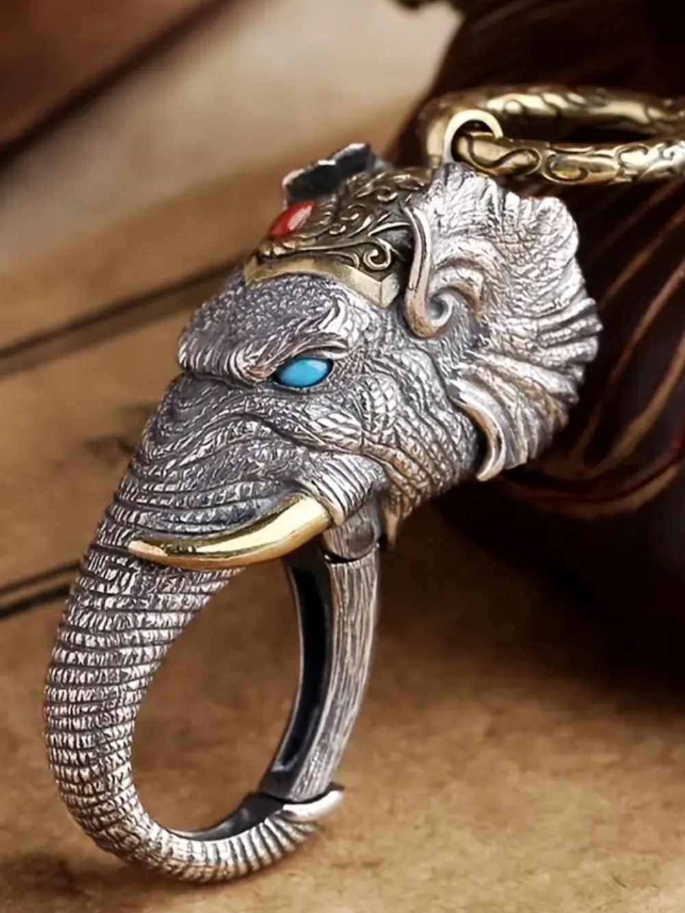 Elephant God keychain